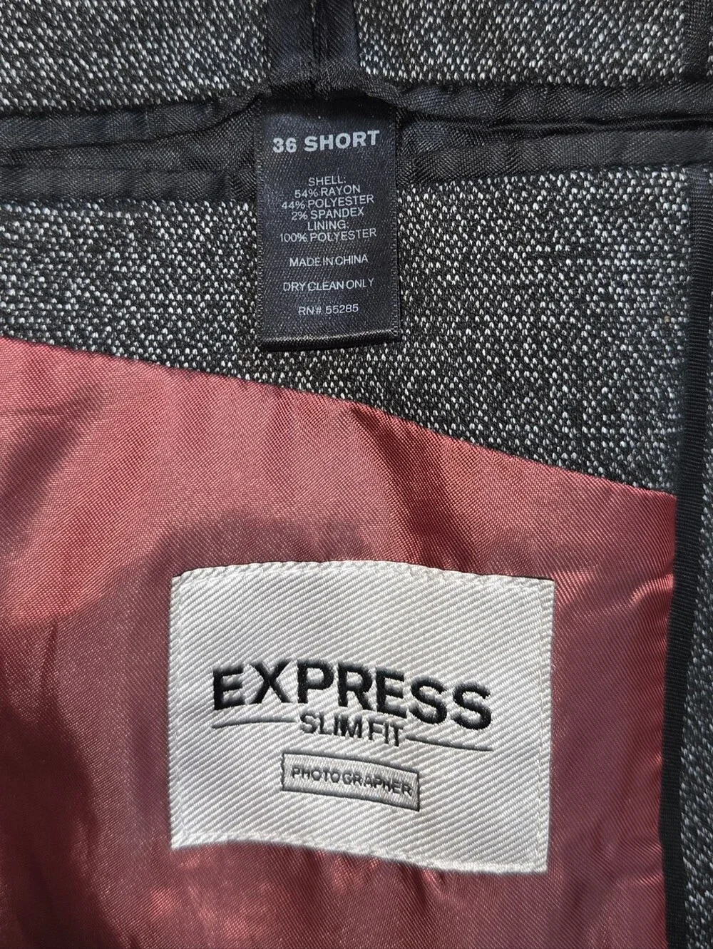 EXPRESS Photographer Blazer Sport Coat Slim Fit